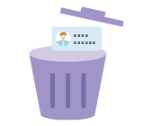 個人情報自動削除機能