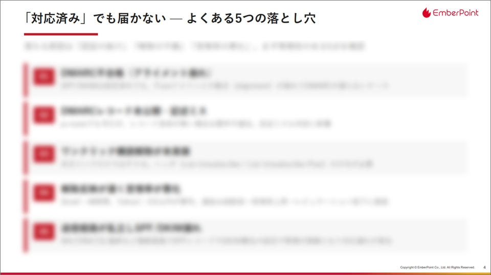 「対応済み」でも届かない－－よくある5つの落とし穴